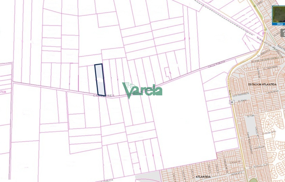 Chacra ID.22584 - GRAN GALPON DE 600 M2 EN 3 HAS.ZONA ESTACIÓN ATLÁNTIDA