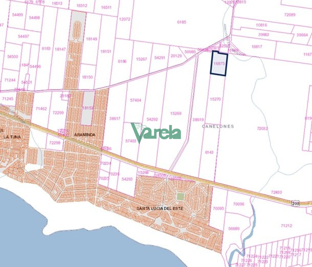 Chacra ID.22771 - Venta de Chacra de 6 hectareas en Santa Lucia del Este