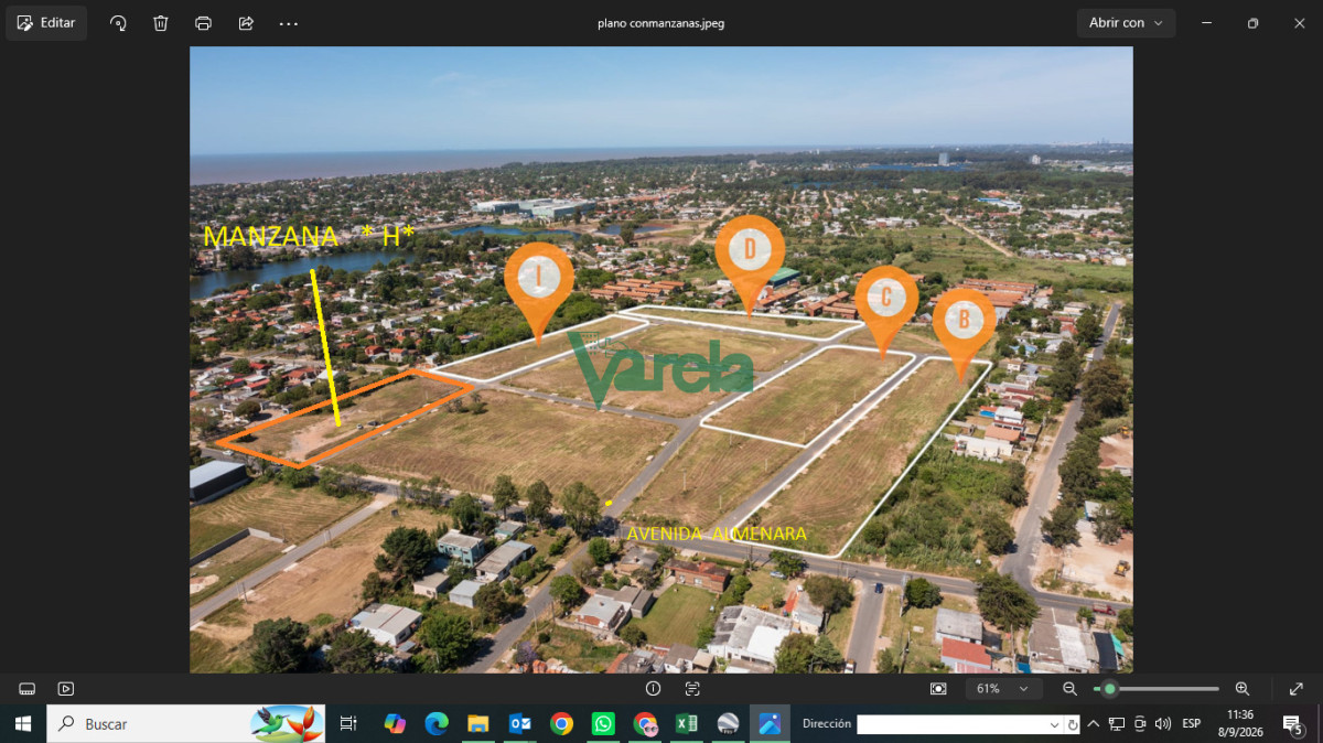 Terreno ID.22323 - Venta terreno Lagomar, saneamiento. Ideal desarrollador.