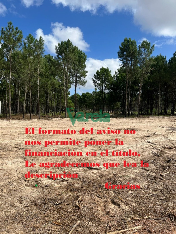 Terreno ID.21937 - Venta Terreno Solymarr, entrega $ 200.000 más comisión, más cuotas de 16 UR de 400 m2
