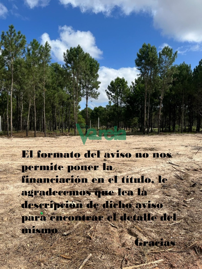 Terreno ID.21101 - Solymar terrenos financiados. Entrega $ 200.000 más cuotas de 16 U.R.