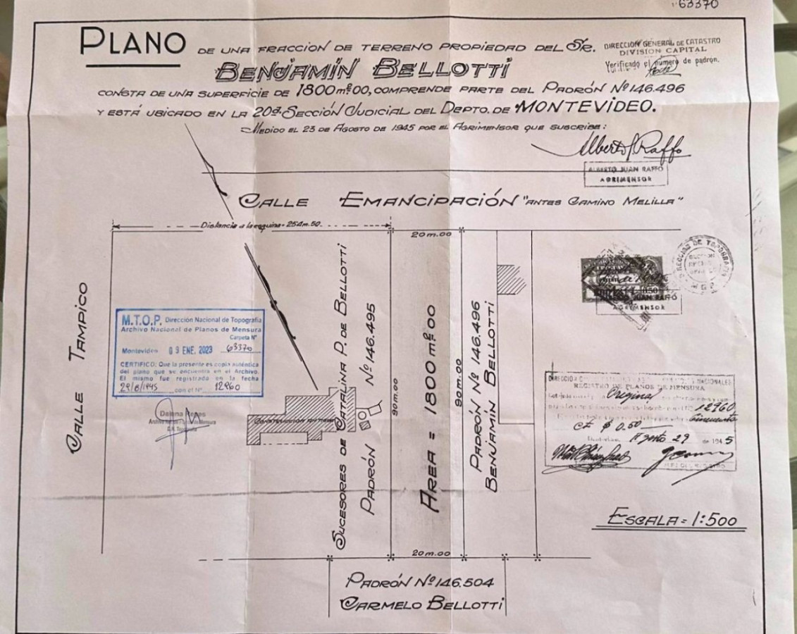 Venta terreno de 1800 metros en Nuevo Paris ideal cooperativa o galpon