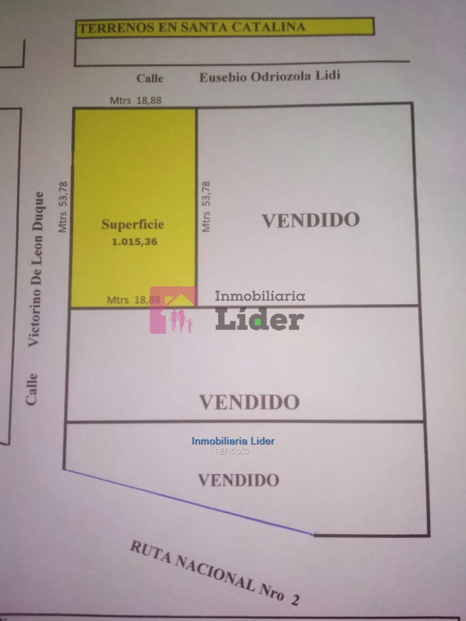 Terreno ID.200 - Oportunidad!!!! Excelente Precio!