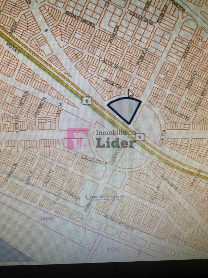 Terreno ID.431 - Terreno Con Excelente Ubicación Sobre Ruta 1