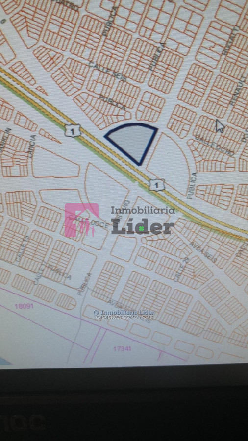 Terreno ID.431 - Terreno Con Excelente Ubicación Sobre Ruta 1
