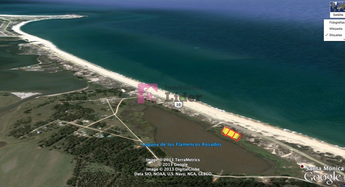 Terreno ID.514 - Terreno en Santa Monica. Espectacular vista! Entre Laguna y Mar 3km antes de José Ignacio