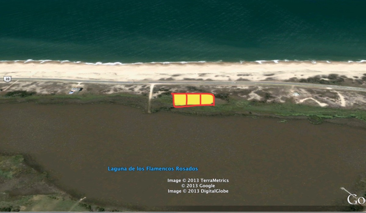 Espectacular: 3 Terrenos en Santa Monica entre Laguna y Mar (doble vista!)