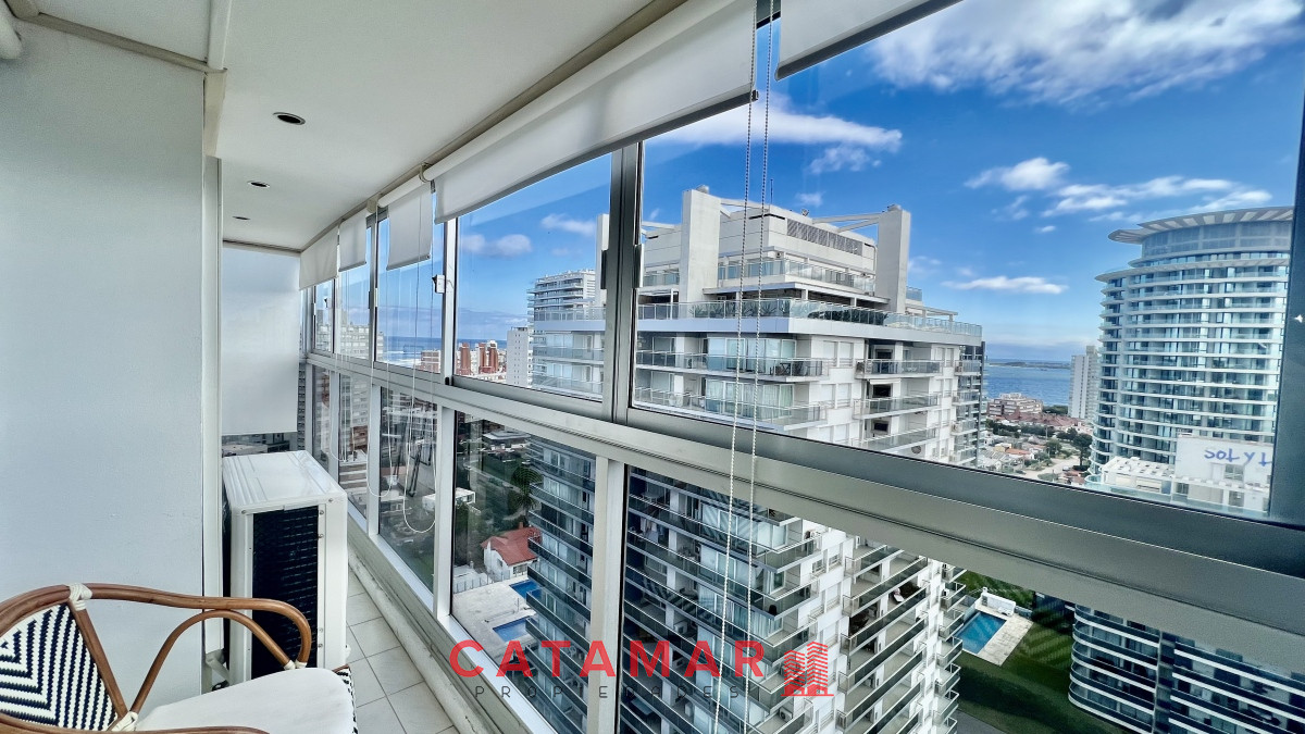 Apartamento ID.771 - Departamento un dormitorio y medio Edificio Long Beach Punta del Este