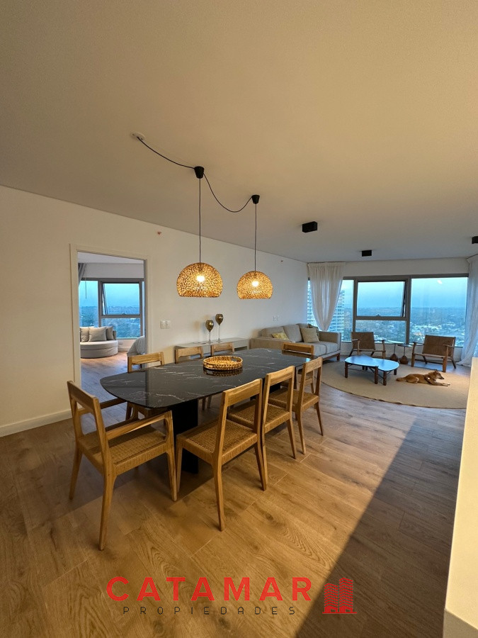 Apartamento ID.595 - Departamento de dos dormitorios en suite y toilette Trump Tower Playa Brava Punta del Este Uruguay