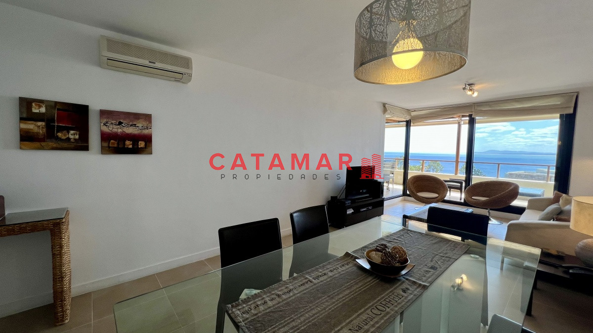 Apartamento ID.509 - Alquiler departamento Quartier Punta Ballena dos dormitorio terraza al mar Punta ballena Punta del Este