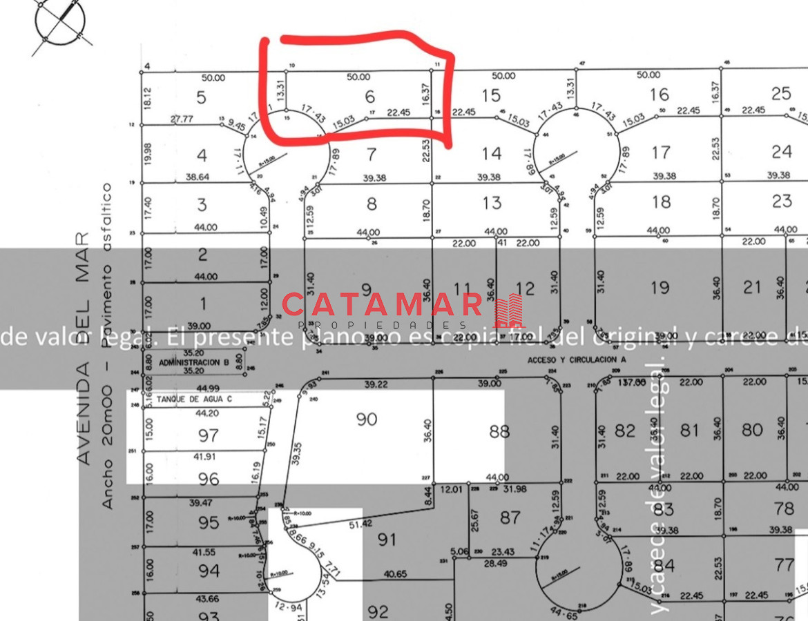 Terreno ID.263 - Venta Terreno Lote En Barrio Privado La Residence 