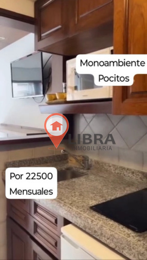 Apartamento ID.10103 - Alquiler Monoambiente Amoblado, Pocitos