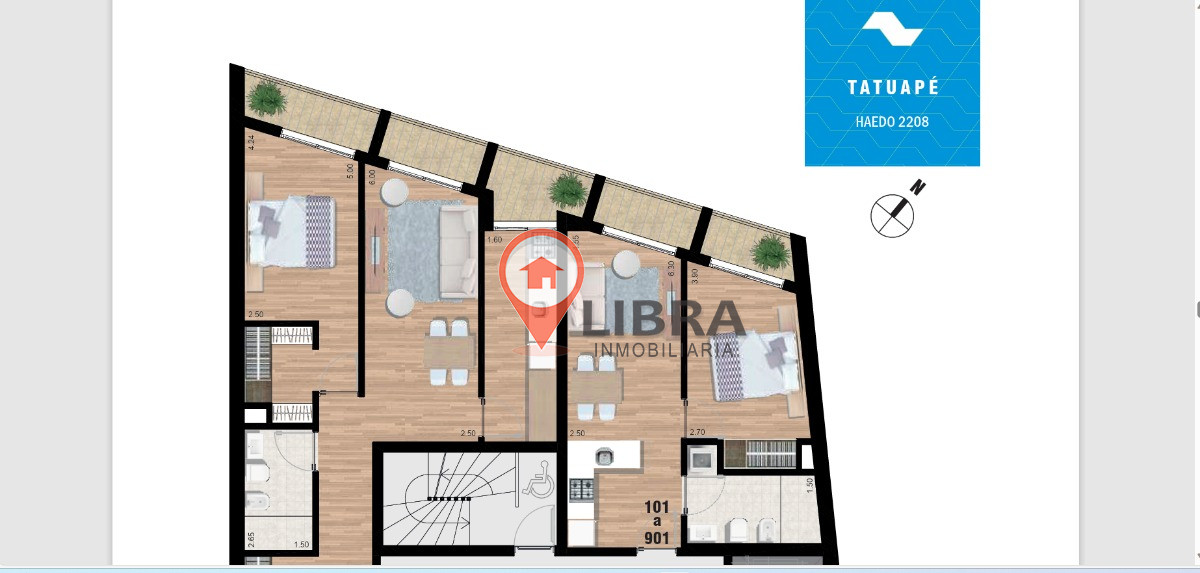 Apartamento ID.5826 - Encantador apartamento de 1 dormitorio en el vibrante barrio de Cordón