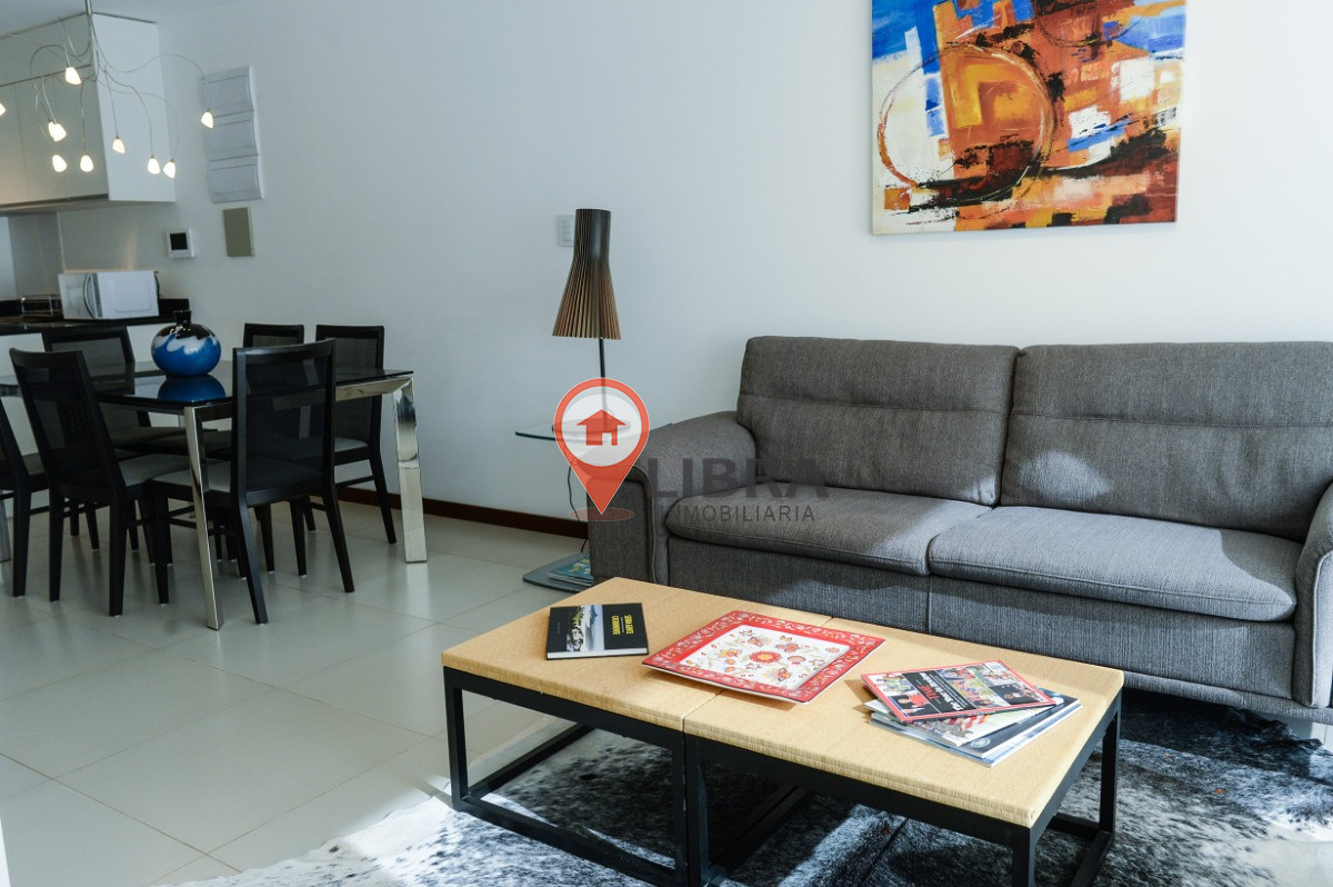 Apartamento ID.7363 - Hermoso Apartamento De 1 Dormitorio En Pocitos Con Balcón Y Garaje Amoblado