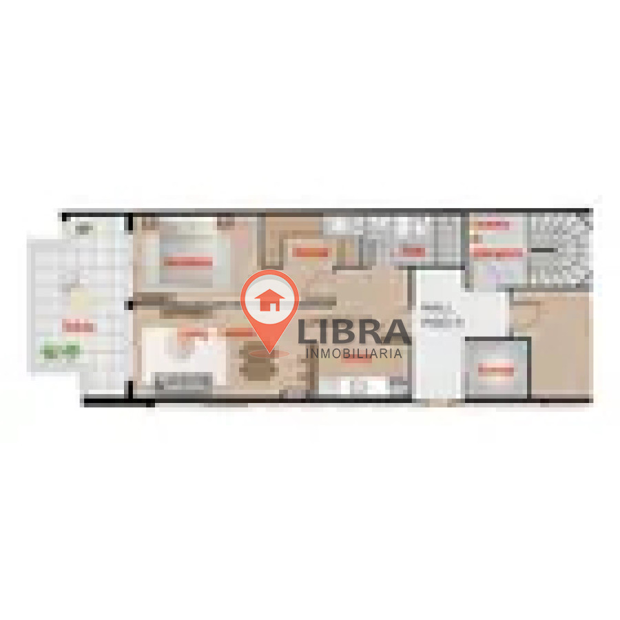 Apartamento ID.9835 - Alquiler A Estrenar 1 Dormitorio Con Cochera En La Comercial