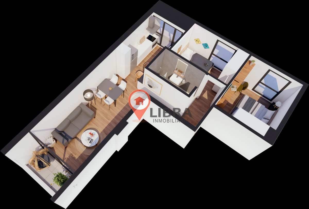 Apartamento ID.6571 - Venta Apartamento A Estrenar Centro 2 Dormitorios Terraza