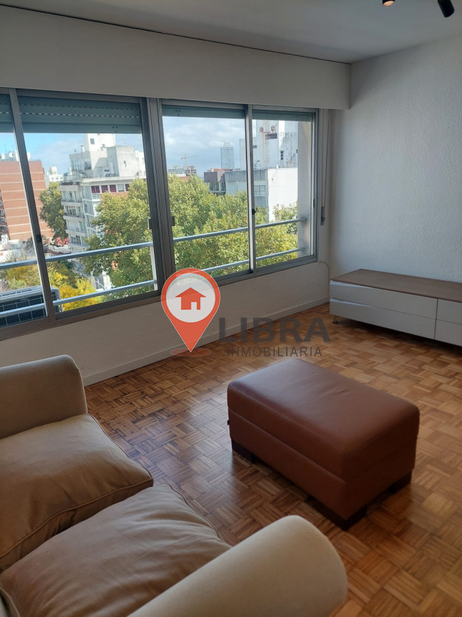Apartamento ID.9132 - Alquiler Apto Semiamoblado 1 Dormitorio En Punta Carretas