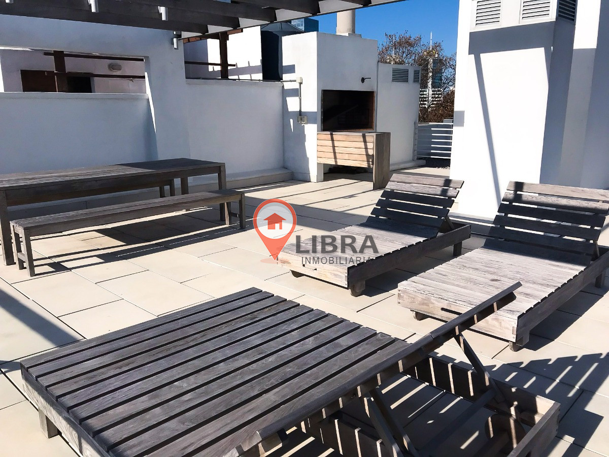 Apartamento ID.7363 - Hermoso Apartamento De 1 Dormitorio En Pocitos Con Balcón Y Garaje Amoblado