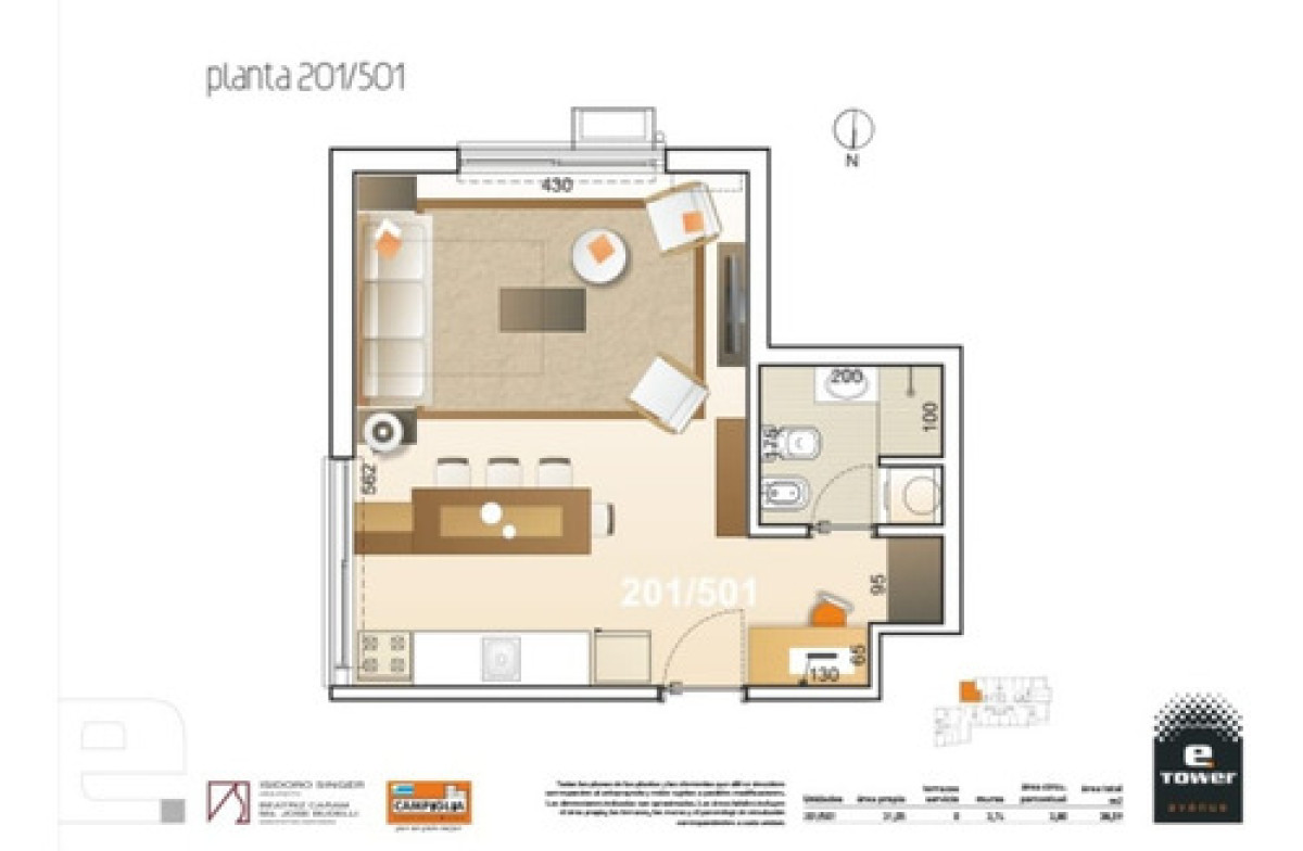 Apartamento ID.11598 - Alquiler de monoambiente en Malvin