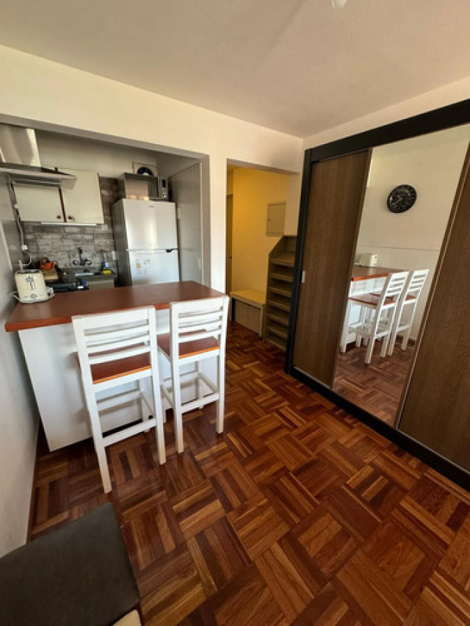 Apartamento ID.12325 - Alquiler Monoambiente Al Frente Amoblado Luminoso En Pocitos
