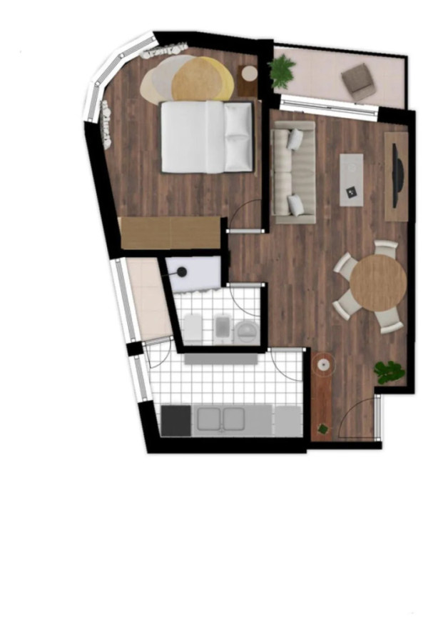 Apartamento ID.12958 - Alquiler Apartamento 1 Dormitorio Balcón Al Frente Excelente Estado En Cordón