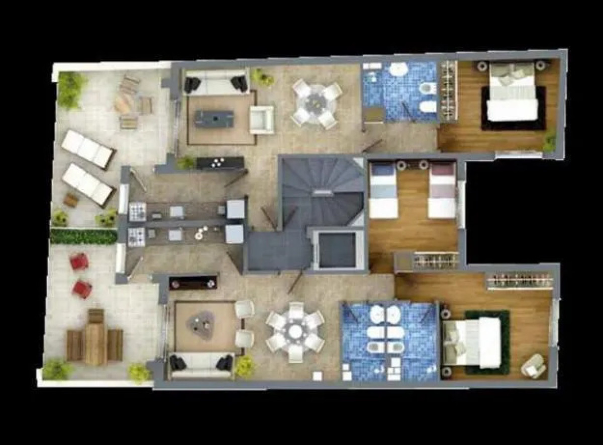 Apartamento ID.12969 - Alquiler Apartamento 2 Dormitorios 2 Baños Con Balcón En Cordón