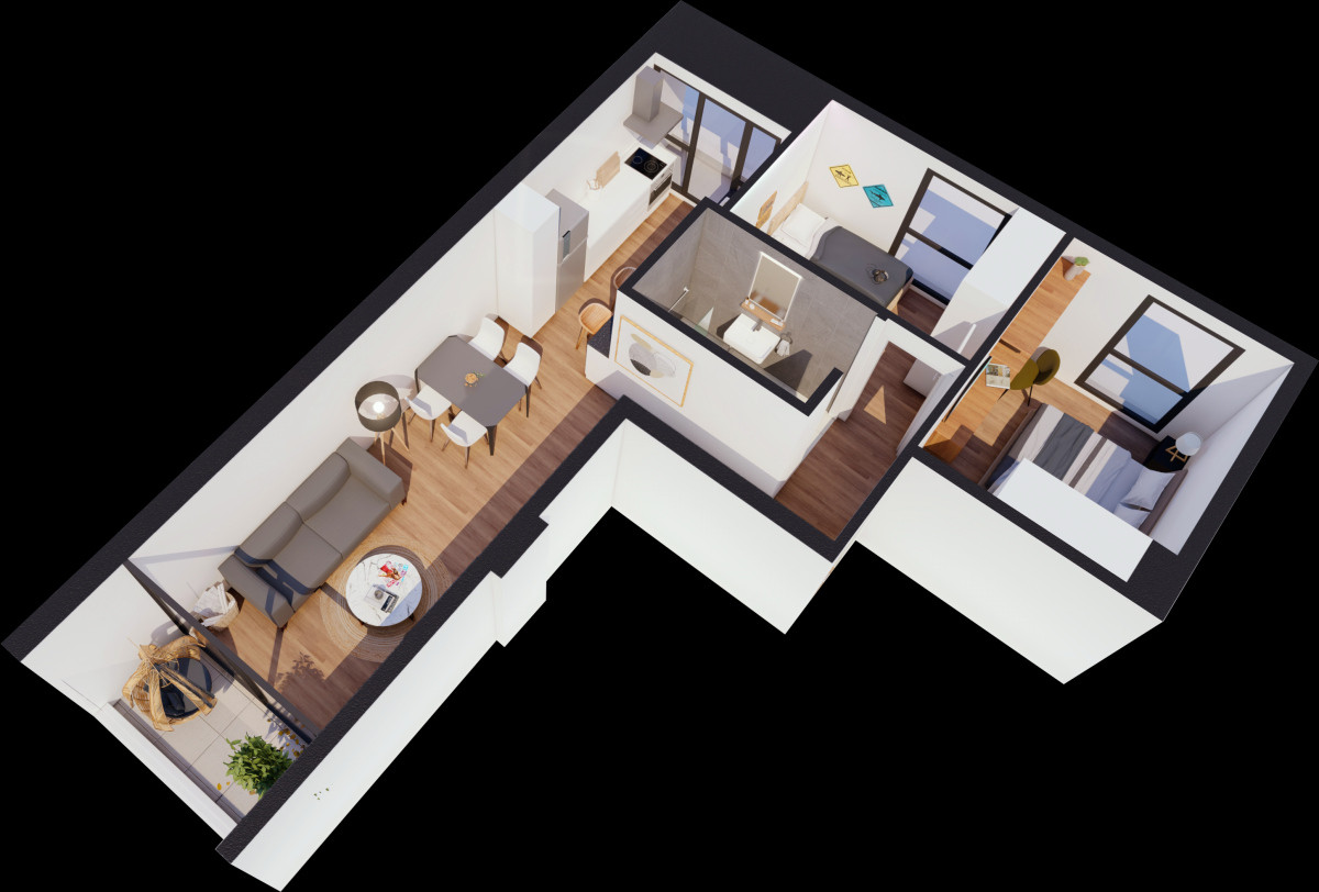 Apartamento ID.6570 - Venta Apartamento A Estrenar Centro 2 Dormitorios Terraza