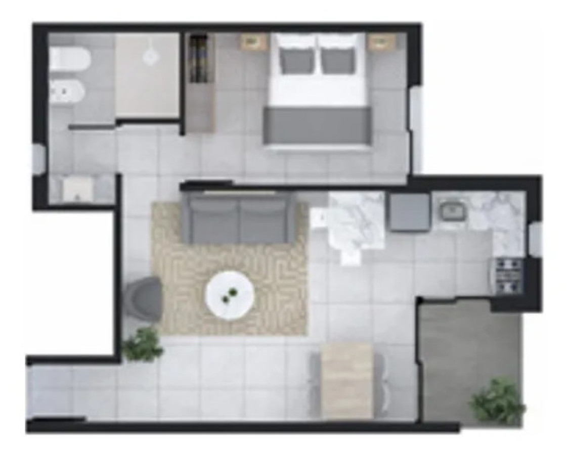 Apartamento ID.11973 - Alquiler de apartamento 1 dormitorio en La Blanqueada