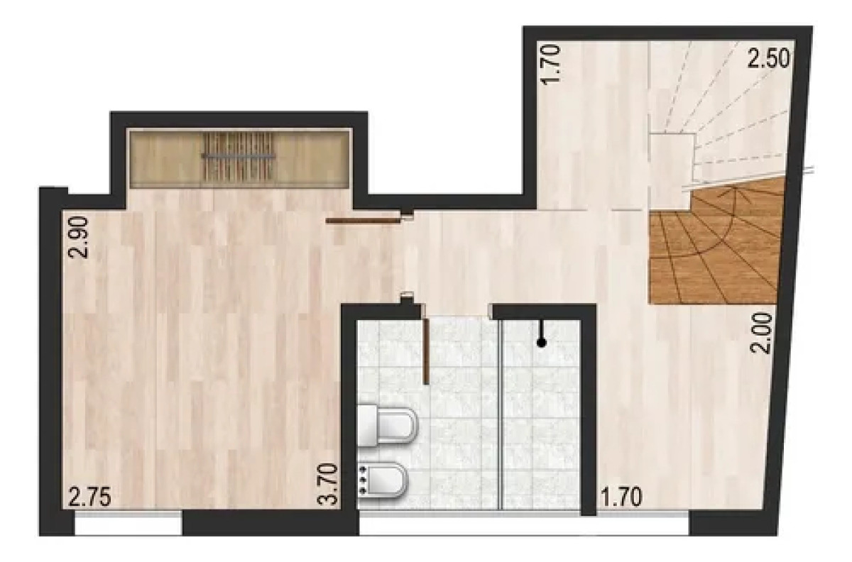 Apartamento ID.9749 - Hermoso Apartamento En Pocitos De Un Dormitorio Y Gran Terraza Con Parrillero