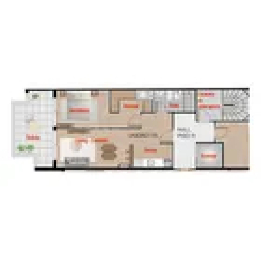 Apartamento ID.9855 - Alquiler Apartamento 1 Dormitorio Y Cochera Zona Tres Cruces-La Comercial