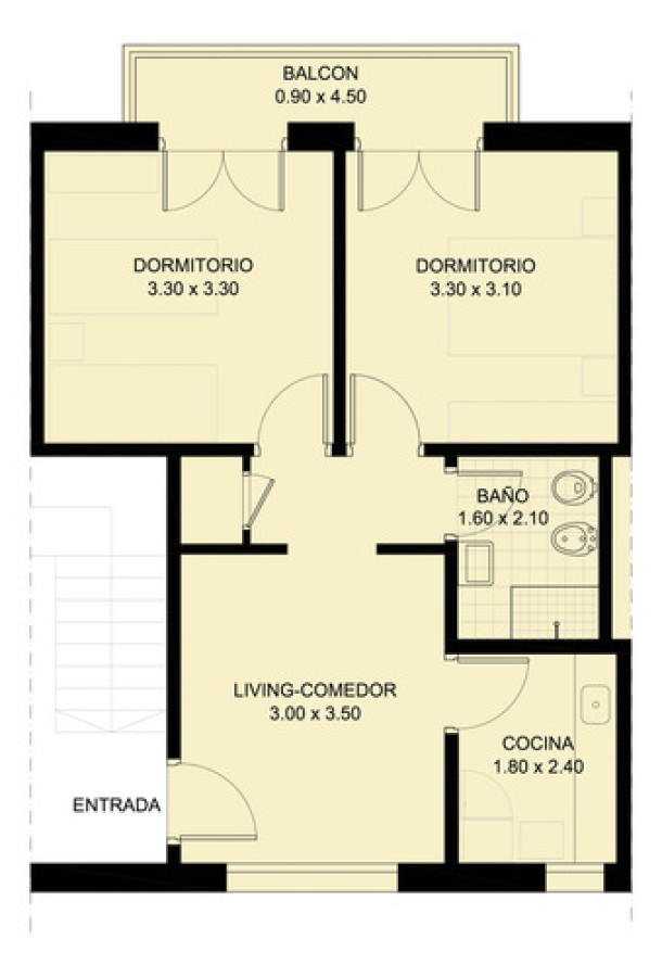 Apartamento ID.11392 - Dueño Alquila - Excelente Apartamento 2 Dormitorios, Muy Comodo Y Seguro. Muy Iluminado Y Ventilado.