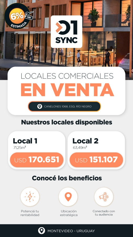 Local Comercial ID.6544 - Venta Locales Comerciales En Planta Baja Amenities Centro