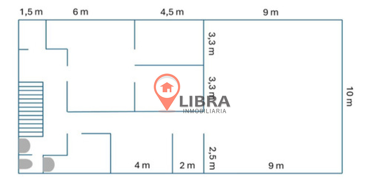 Local Comercial ID.9328 - LOCAL COMERCIAL GOES BAÑO COCINA DEPOSITO OFICINA