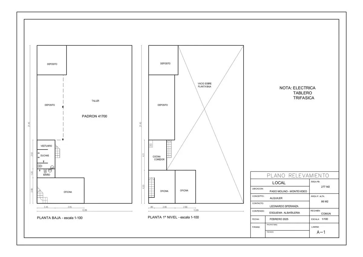 Local Comercial ID.11659 - VENTA O ALQUILER LOCAL COMERCIAL EN PASO MOLINO AMPLIO