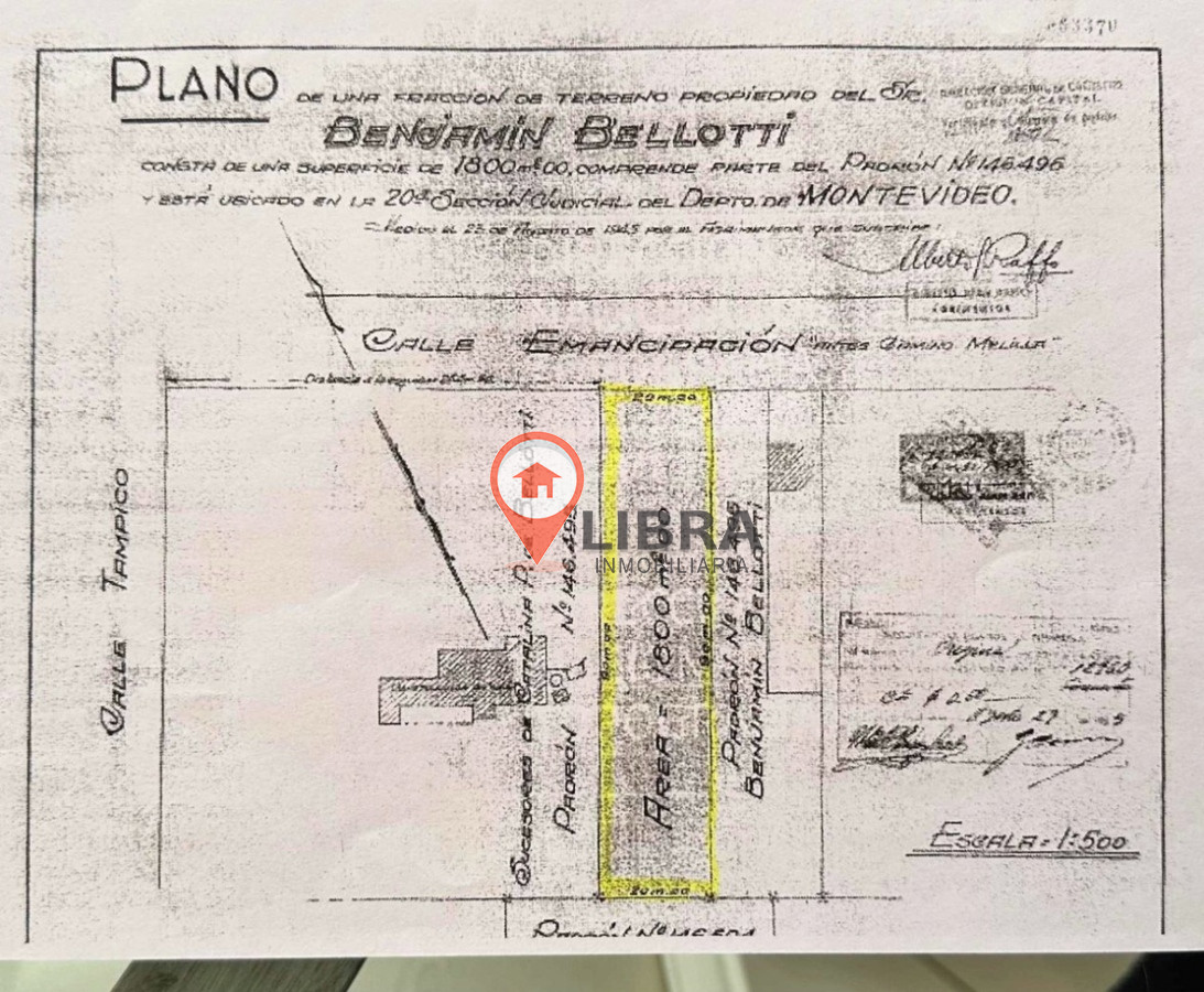 Terreno ID.5362 - Oportunidad Terreno en Venta de 1800 mts en Belvedere !!