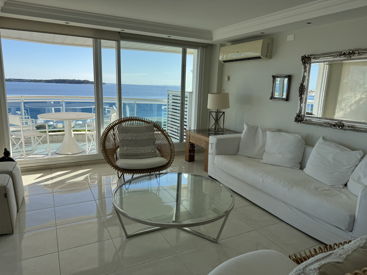 Apartamento ID.3683 - Apartamento de 3 dormitorios en venta en Punta del Este en primera linea de la Mansa 