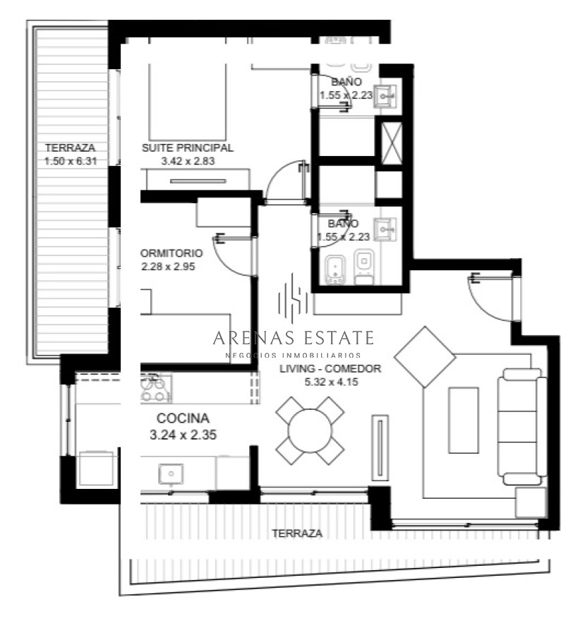 Apartamento ID.174 - Apartamento en venta