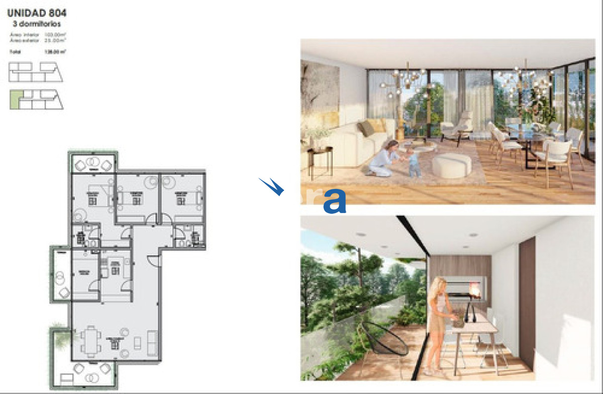 Apartamento ID.21168 - Edificio Promenade 1 2 Y 3 Dormitorios En Punta Del Este