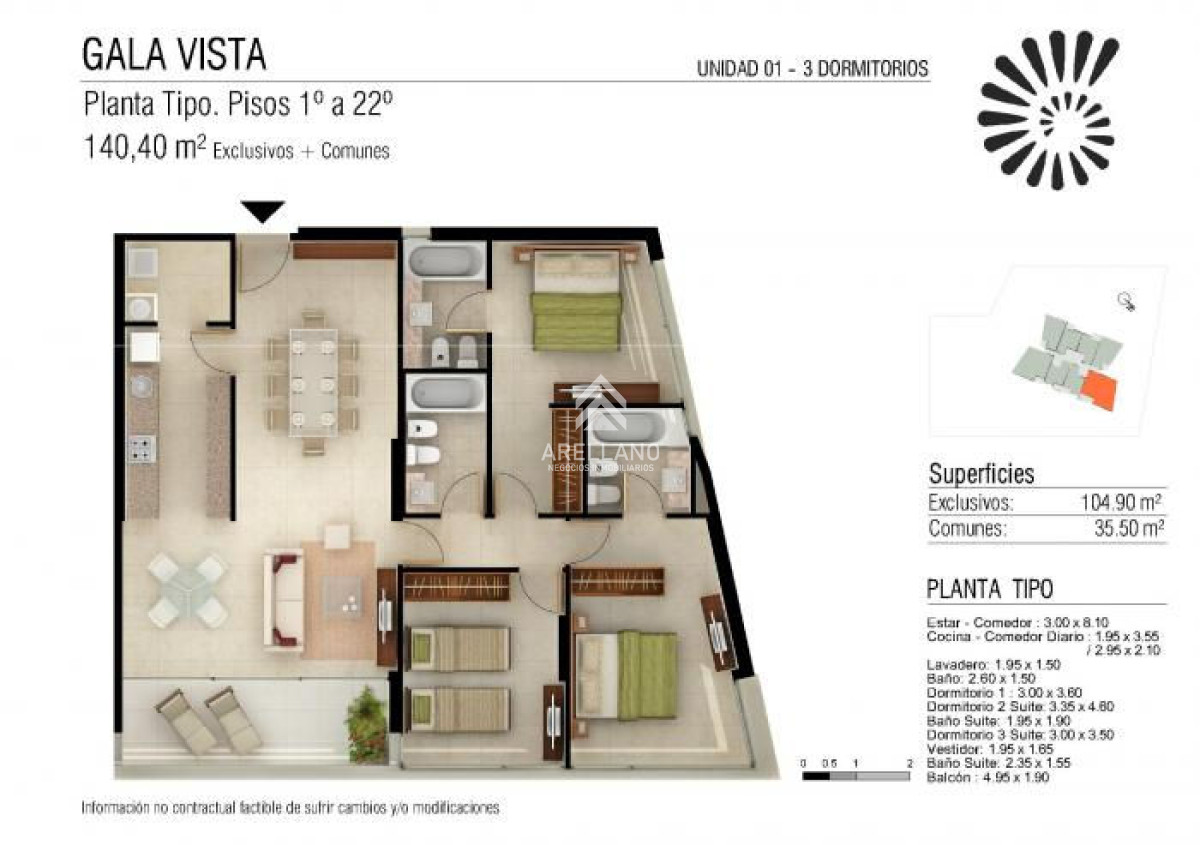 Apartamento ID.6424 - Venta apartamento 1 dormitorio 