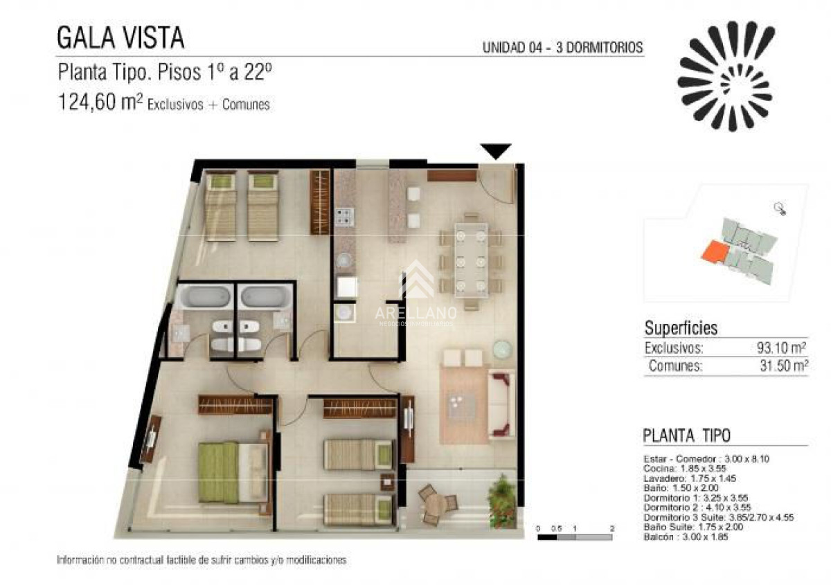 Apartamento ID.6424 - Venta apartamento 1 dormitorio 