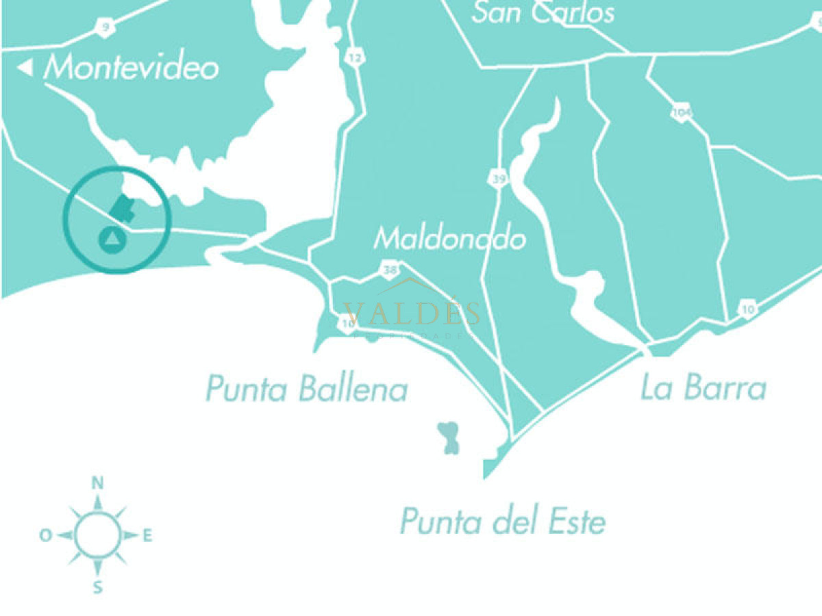 Terreno ID.646 - 50 metros de costa, acepta financiacion sin interes, venta, chacra, Punta del Este, Uruguay, LAGUNA DE LOS CISNES