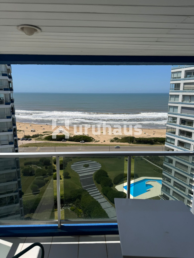 ALQUILER APARTAMENTO DOS DORMITORIOS PUNTA DEL ESTE PLAYA BRAVA EDIFICIO OCEEAN TOWER