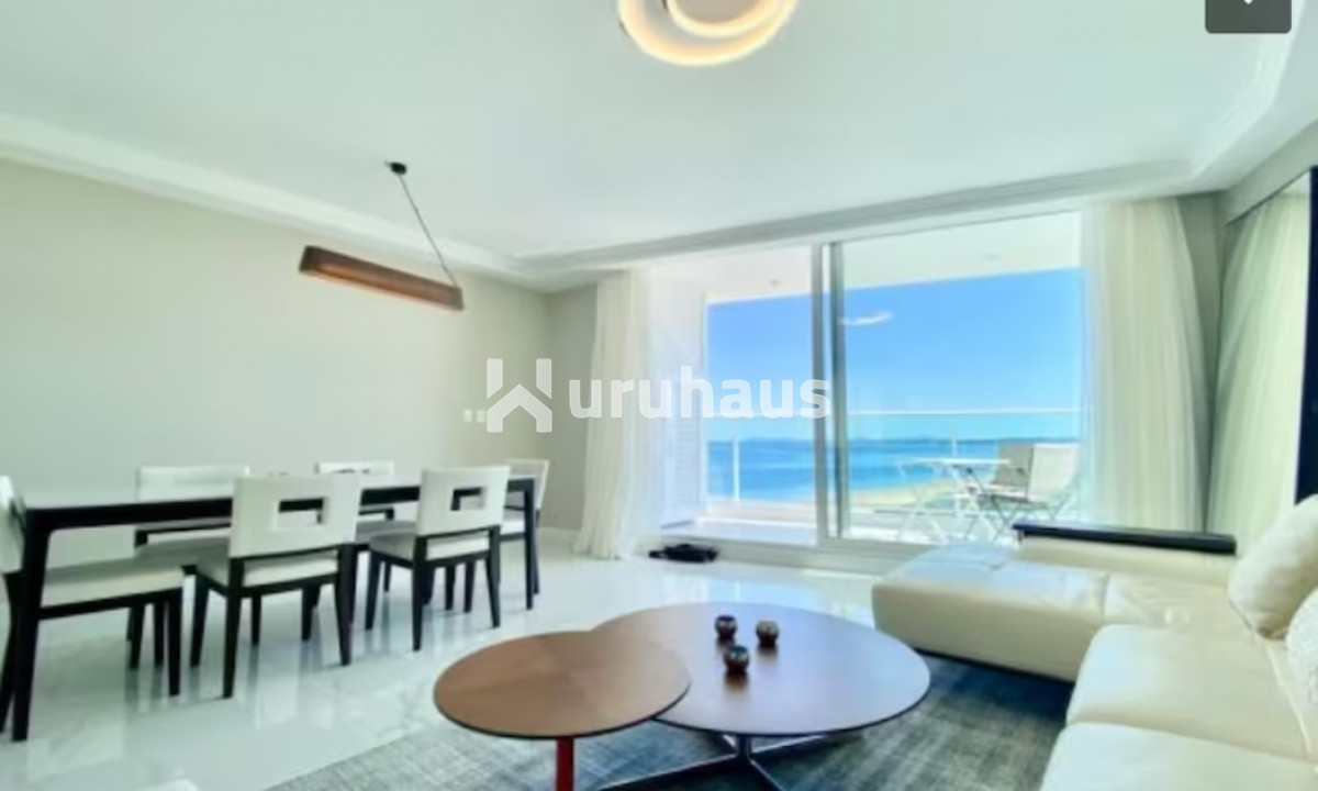 ALQUILER APARTAMENTO DOS DORMITORIOS PUNTA DEL ESTE MANSA PRIMERA LINEA