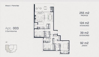 VENTA APARTAMENTO 3 DORMITORIOS MONTOYA LA BARRA