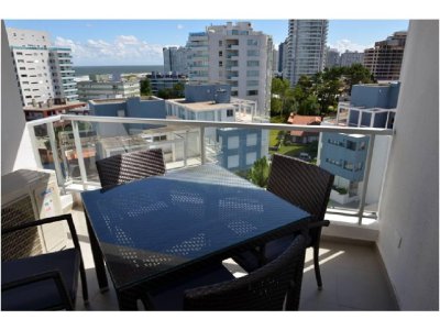 ALQUILER APARTAMENTO DOS DORMITORIOS PUNTA DEL ESTE PLAYA BRAVA