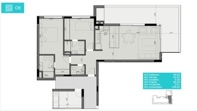 VENTA APARTAMENTO DOS DORMITORIOS A ESTRENAR PUNTA DEL ESTE PLAYA BRAVA 