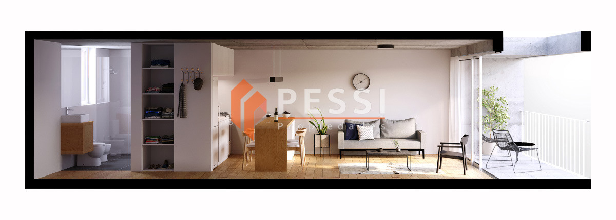 Apartamento ID.2488/Venta-monoambiente-a-estrenar-en-Cordón- - Venta monoambiente a estrenar en Cordón 