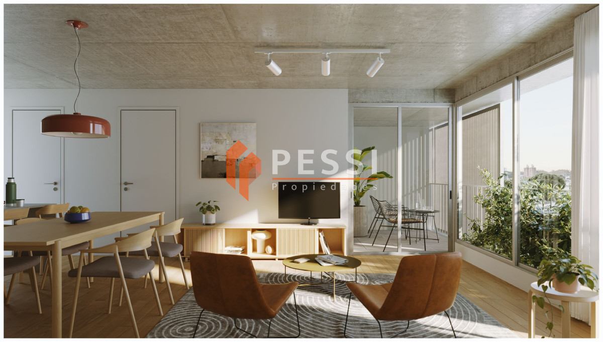 Apartamento ID.2387 - Venta apartamento 1 dormitorio con terraza en construcción en Tres Cruces