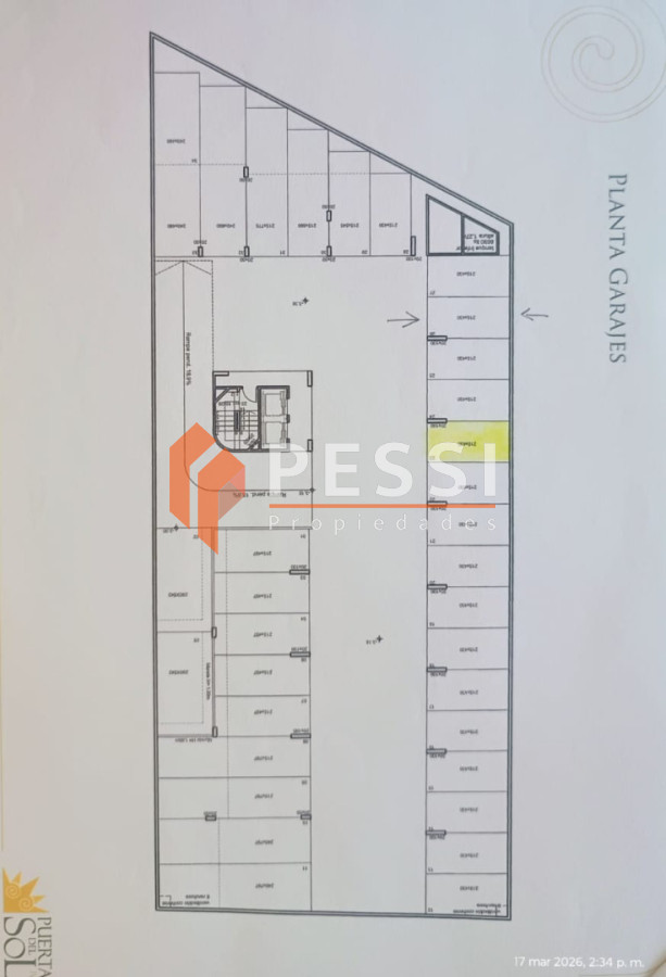 Apartamento ID.1432 - Venta monoambiente con terraza y garage en Pocitos