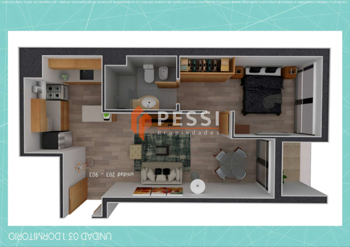 Apartamento ID.2123 - Venta apartamento 1 dormitorio a estrenar 